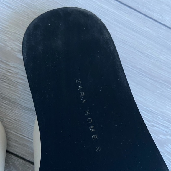 Zara Home contrast Leather Sandals 🍦US 8 - Picture 13 of 13